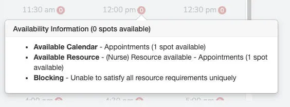 Cannot satisfy all resource requirements troubleshooting error.