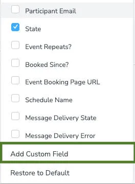 Select if you'd like to include any Apptoto custom fields on the message report