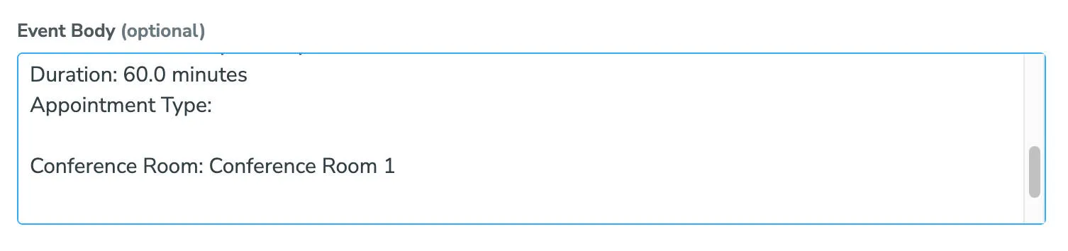 Resource updated in event body after change