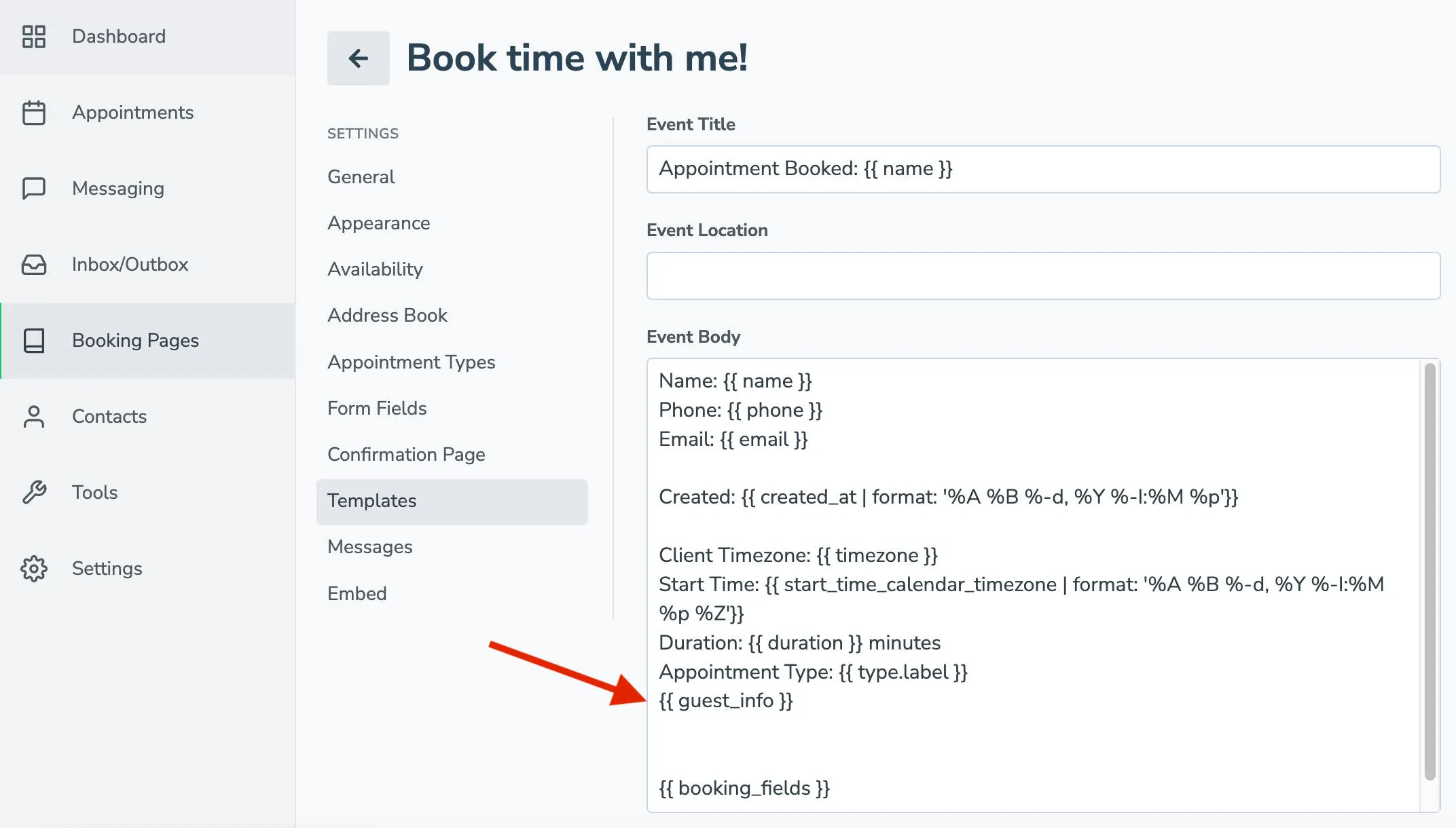 Allow clients to add guests to their appointments via online booking pages in Apptoto.