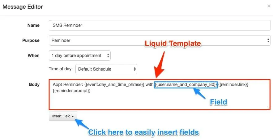 Apptoto liquid templates