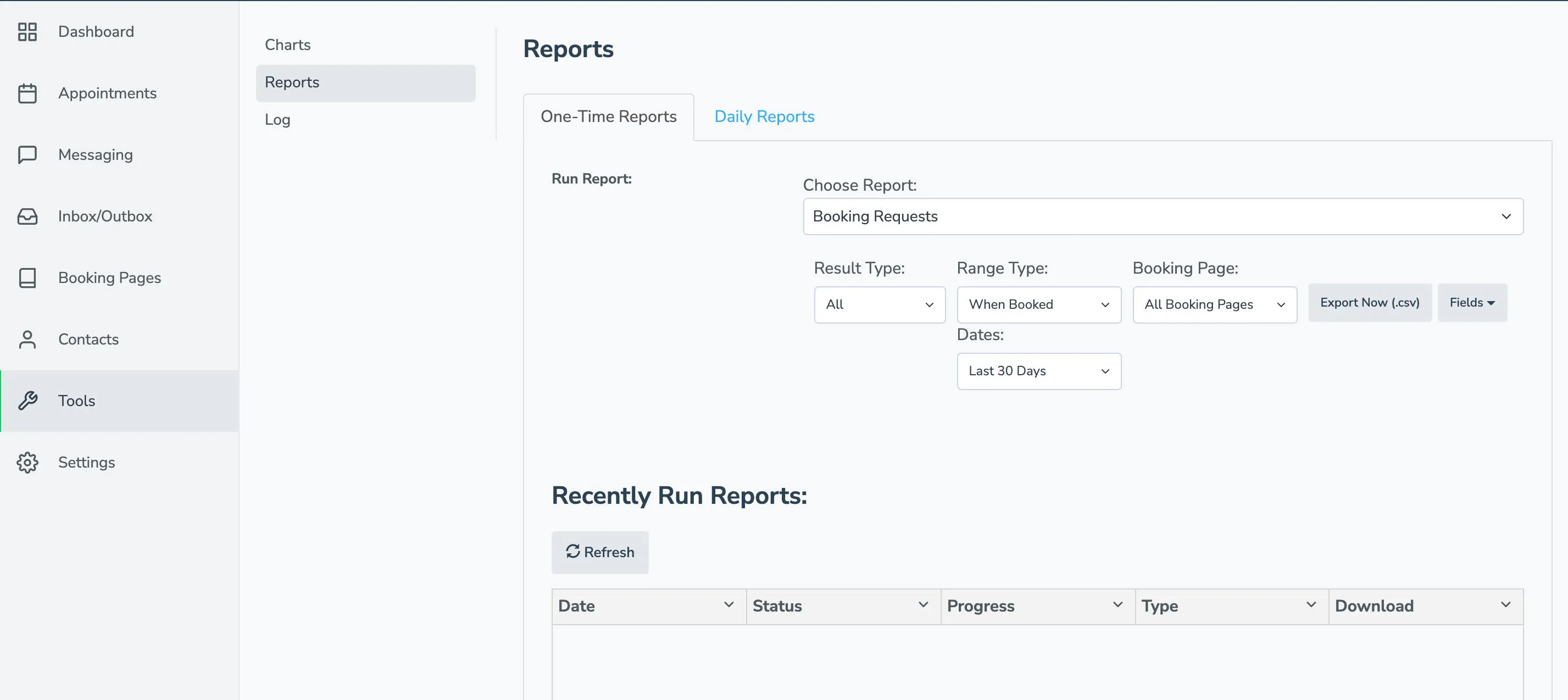 Export all historical messages via the Tools> Reports tab.